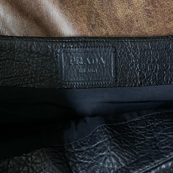 Prada Mini Nappa Leather Skirt - Picture 10 of 12